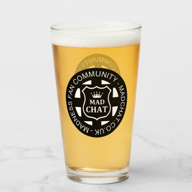 Vidrio de cerveza de charla múltiple (Reverso (lleno))