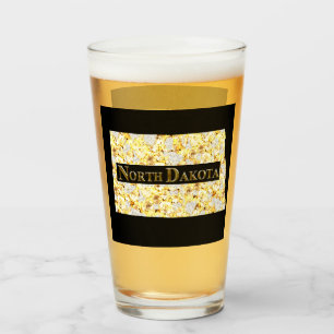 VIDRIO DE CERVEZA DE DAKOTA DEL NORTE