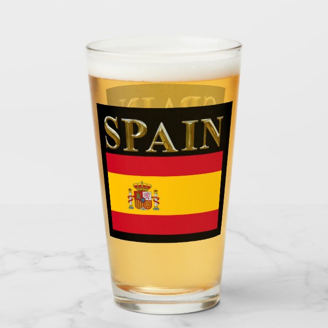 VIDRIO DE CERVEZA DE ESPAÑA (Anverso (lleno))