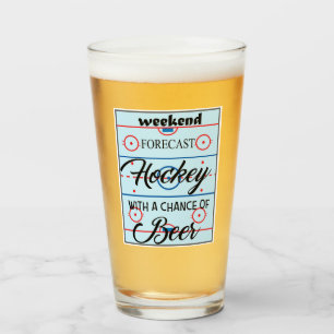 VIDRIO DE CERVEZA DE HOCKEY