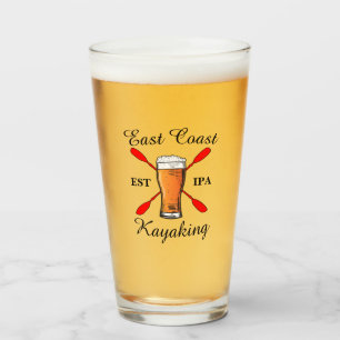 Vidrio de cerveza de la costa este de Kayak
