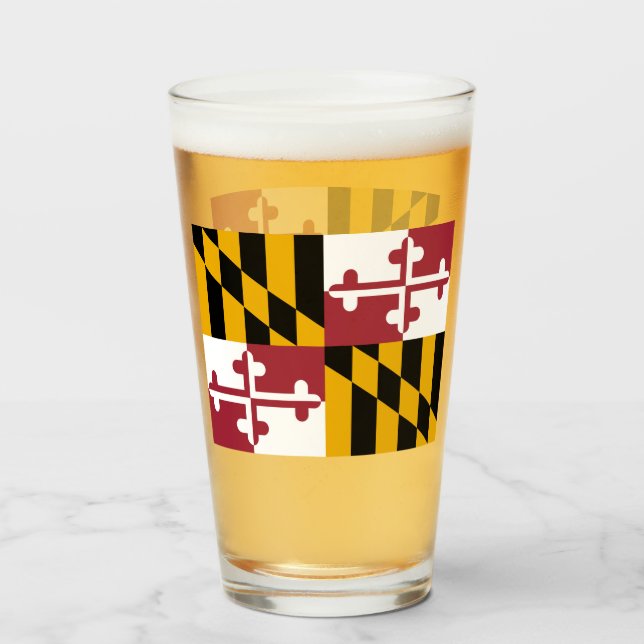 VIDRIO DE CERVEZA DE MARYLAND (Anverso (lleno))