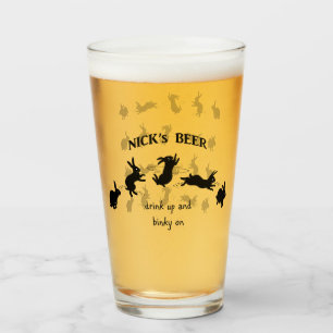 Vidrio de cerveza de Nick