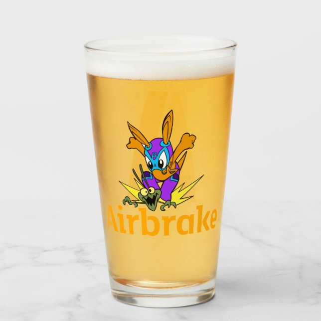 Vidrio de cerveza del freno de aire (Anverso (lleno))