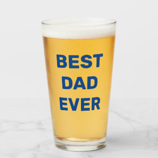 Vidrio de cerveza del mejor papá de la historia