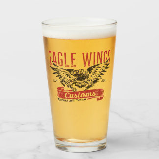 Vidrio de Cerveza Eagle Wings