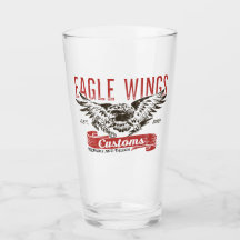 Vidrio de Cerveza Eagle Wings