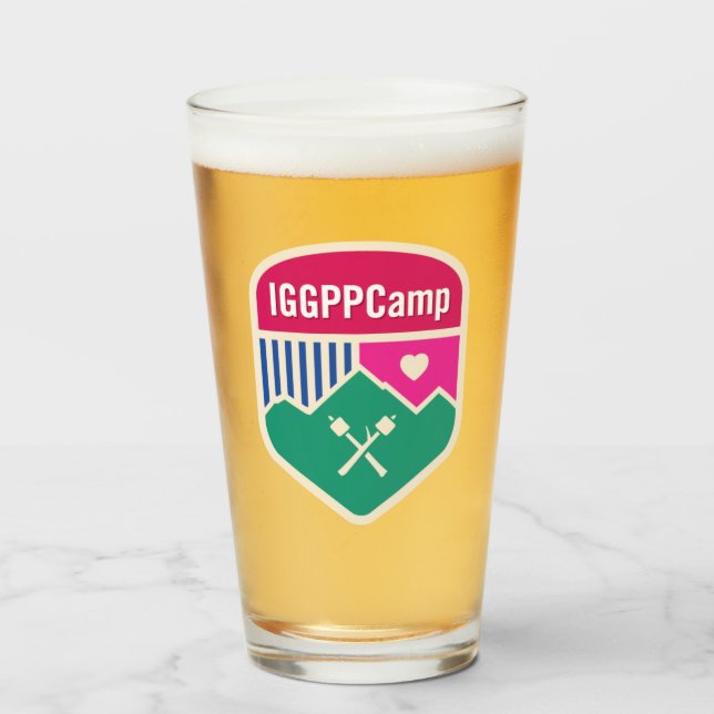 Vidrio de cerveza IGGPPCamp Tumbler (Anverso (lleno))