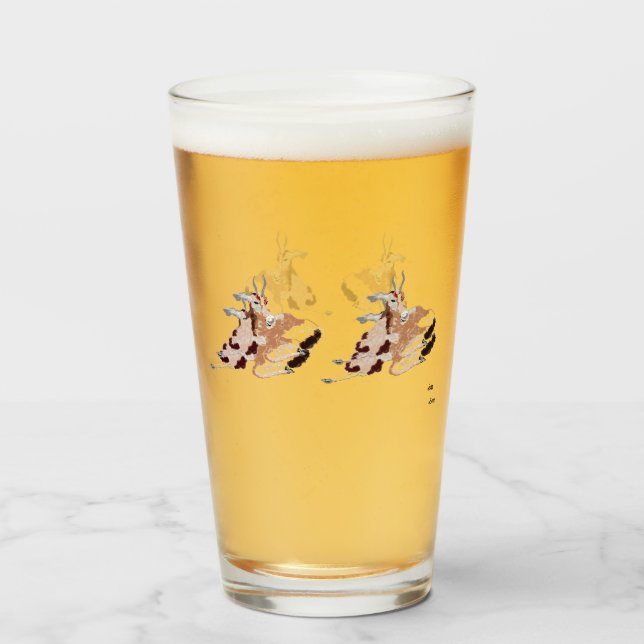 Vidrio de Cerveza : Lado salvaje (Anverso (lleno))