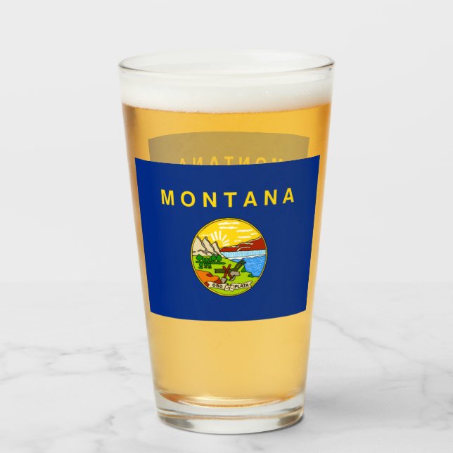 VIDRIO DE CERVEZA MONTANA (Anverso (lleno))