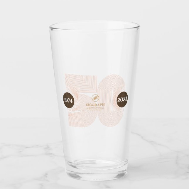 Vidrio de cerveza SIGGRAPH 2023 (Anverso)