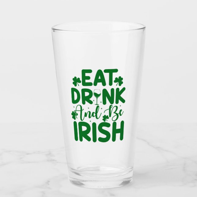 Vidrio de citas del Día de San Patricio (Anverso)