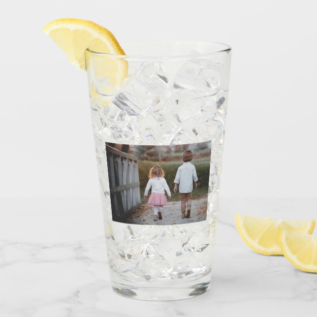 Vidrio de consumición de encargo de la foto (Anverso (hielo))