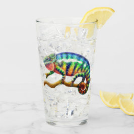 Vidrio de consumición del vaso del camaleón de la