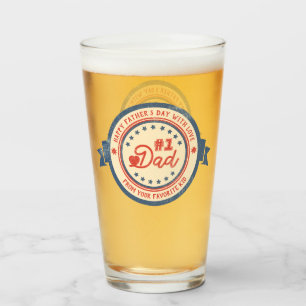 Vidrio de etiqueta de cosecha dAD #1 personalizado