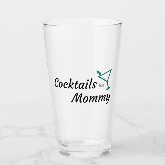 Vidrio de Highball por los cócteles para la mamá (Anverso)