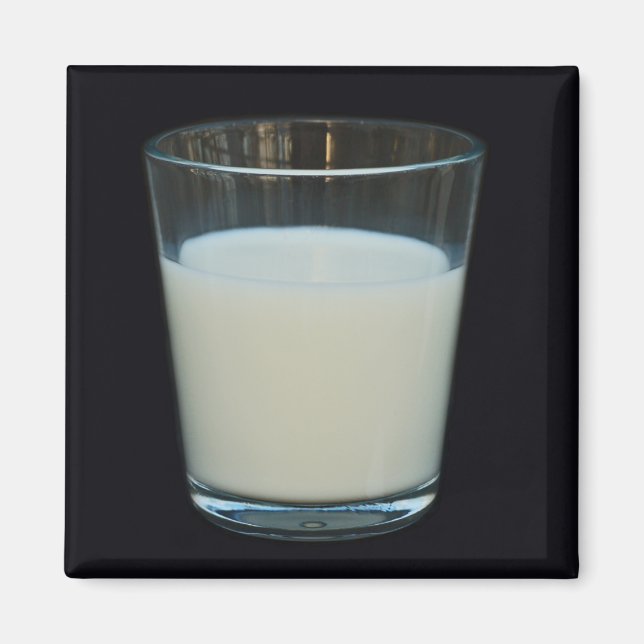 Vidrio de imán de leche (Frente)