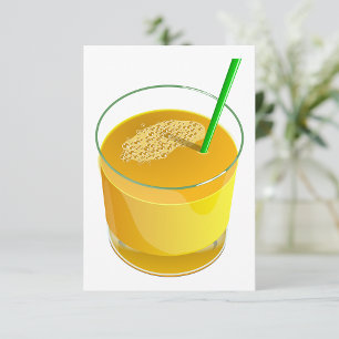 Vidrio De Invitaciones De Jugo