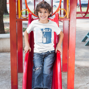 Vidrio De La Camiseta De La Leche