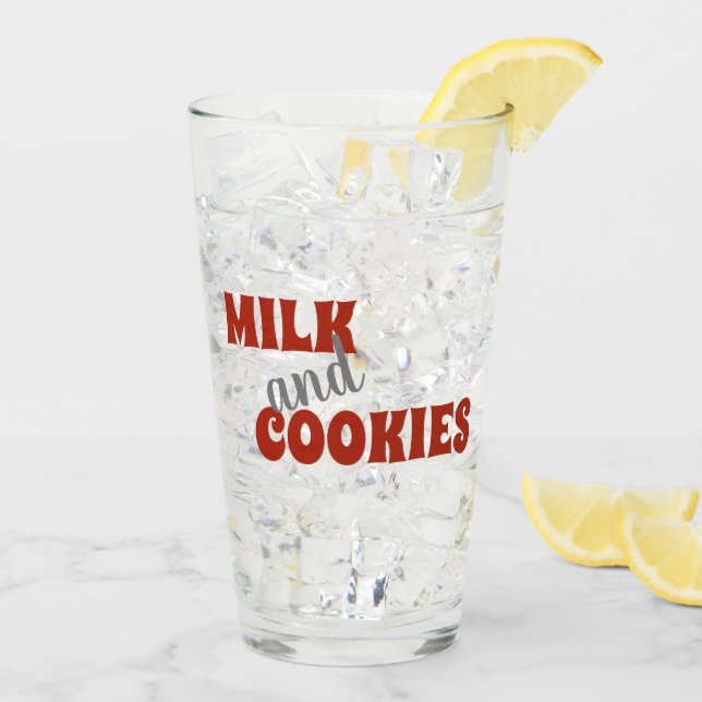 Vidrio de la leche para Santa (Reverso (hielo))