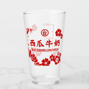Vidrio de leche de sandía