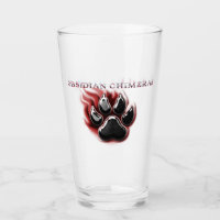 Vidrio de pata Obsidian Chimeras