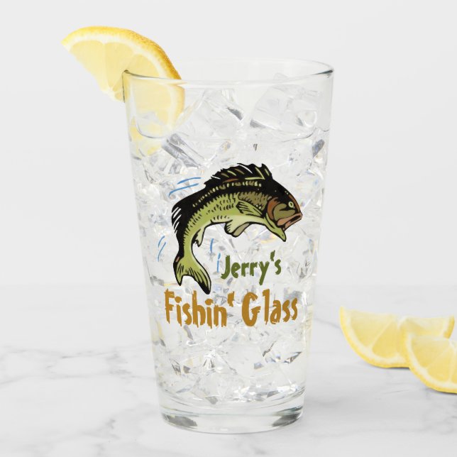 Vidrio de pesca personalizado (Anverso (hielo))