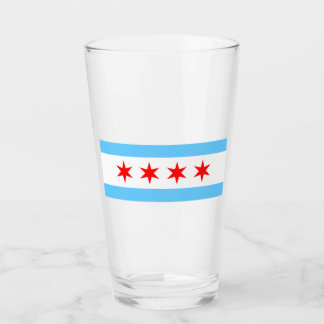 Vidrio de pinta de bandera de Chicago