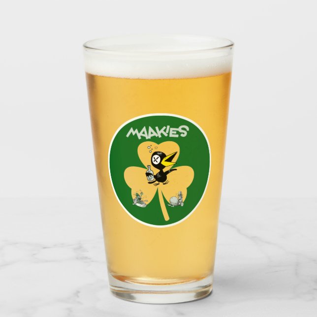 Vidrio de pinta de cuervo seco (Anverso (lleno))