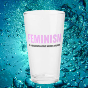 Vidrio de pinta de feminismo - Uno para el progres