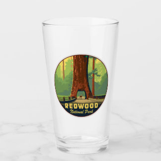 Vidrio de pinta del parque nacional de Redwood