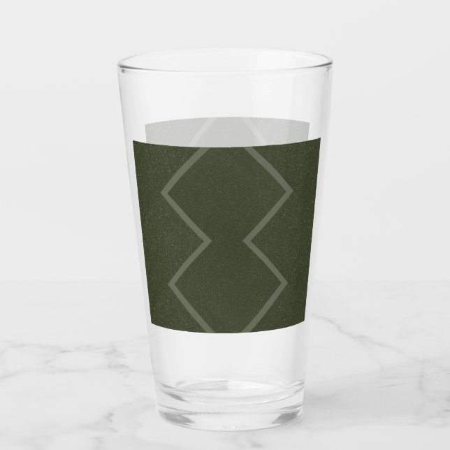 Vidrio de pinta verde de mosaico texturizado (Anverso)