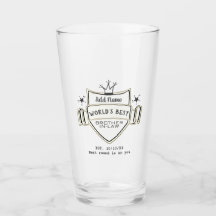 VIDRIO DE PINTURA DE CERVEZA Personalizado DE HERM