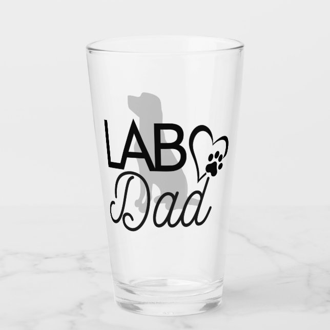Vidrio de pintura "Lab Dad" (Anverso)