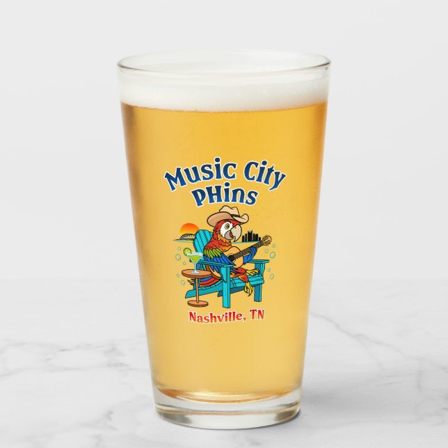 Vidrio de pintura para teléfonos de la ciudad musi (Anverso (lleno))