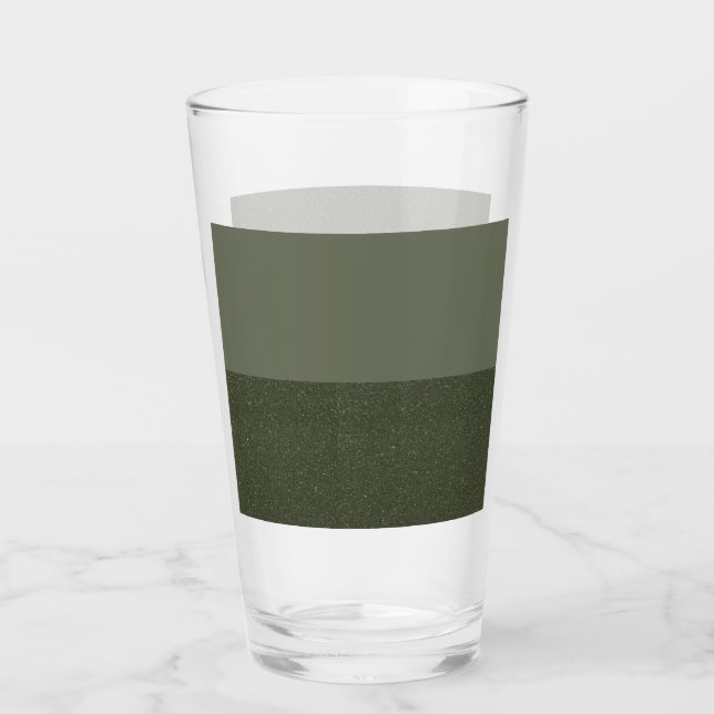 Vidrio de pintura verde de dos tonos Moss Personal (Anverso)