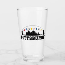 Vidrio de Pittsburgh Skyline