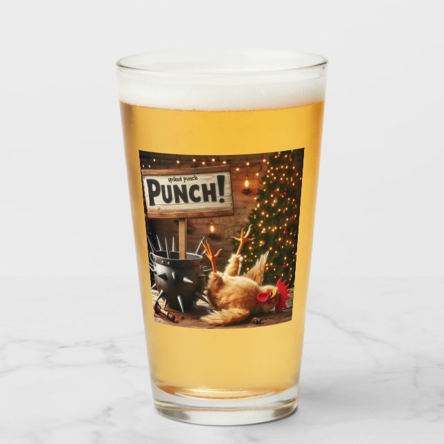 Vidrio de pollo intoxicado (Anverso (lleno))