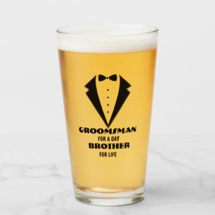 Vidrio de propuesta de los Groomsmen, groomsman po