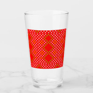 Vidrio de puntos rojos