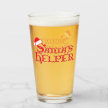 Vidrio de texto decorativo para Navidades ayudante