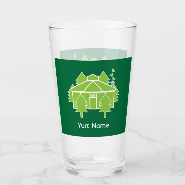 Vidrio De Vida Y Vacaciones De Yurt (Anverso)