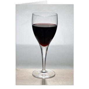 Vidrio de vino rojo