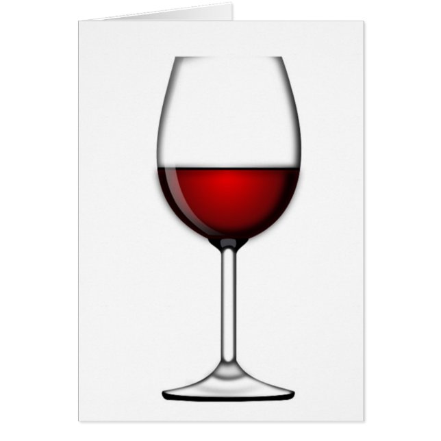 VIDRIO DE VINO ROJO (Frente)