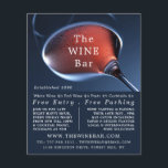 Vidrio de vino rosado, publicidad de bar de vinos/<br><div class="desc">Vidrio De Vino Rosado,  Volantes De Publicidad De Vino/Bar De Vinos Por La Tienda De Tarjetas De Negocios.</div>
