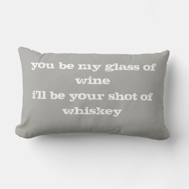 VIDRIO DE VINO TIRADO DE LA ALMOHADA DEL WHISKY (Anverso)