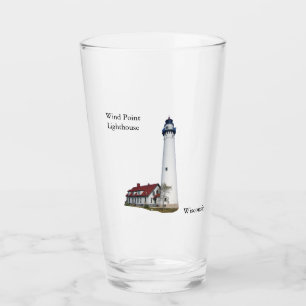Vidrio del faro de Wind Point