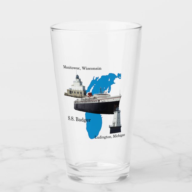 Vidrio del lago Michigan (Anverso)