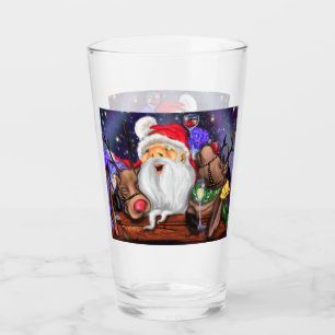 Vidrio divertido para Navidades de Santa y los ren
