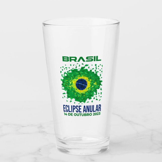 Vidrio Eclipse Anual de Brasil (Anverso)